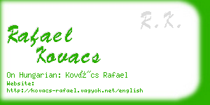 rafael kovacs business card